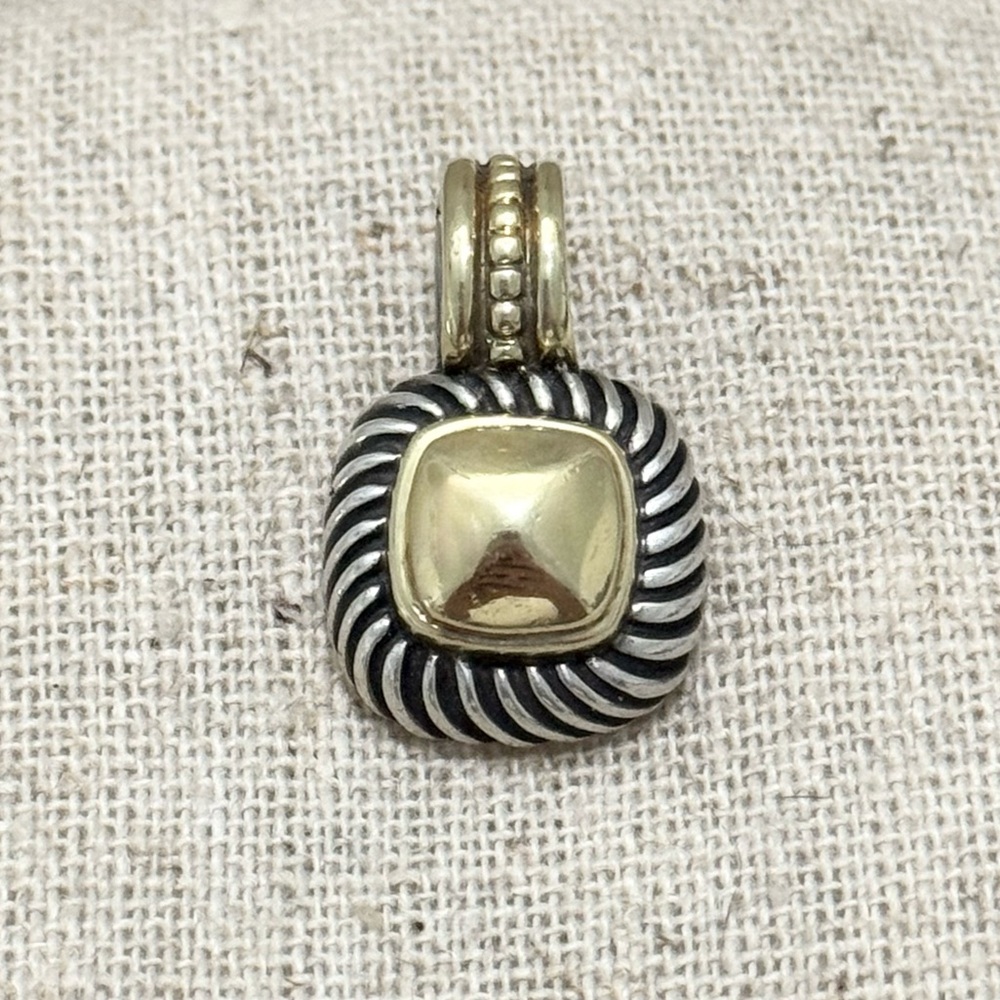 David Yurman .925 14K Gold Petite Albion Pendant